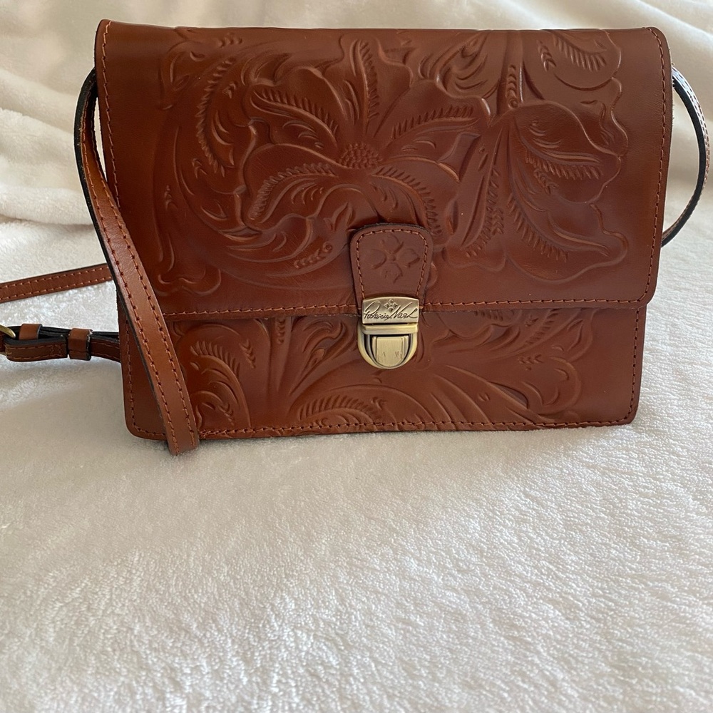 Patricia Nash Brown Cross-bag Leather Purse